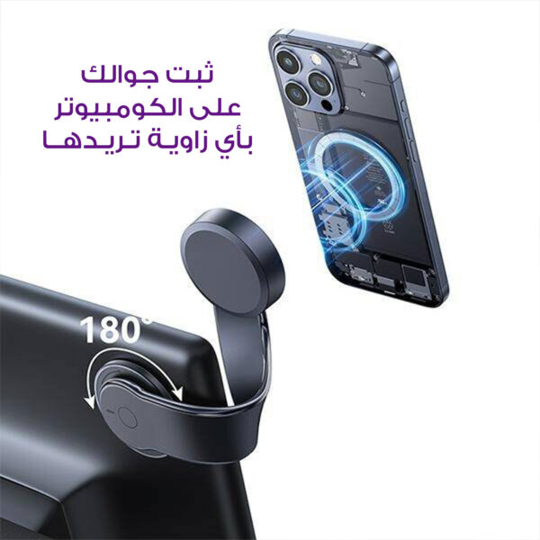 ⁦• شاحن ومسند هاتف لاسلكي متين من Denex⁩ - الصورة ⁦5⁩