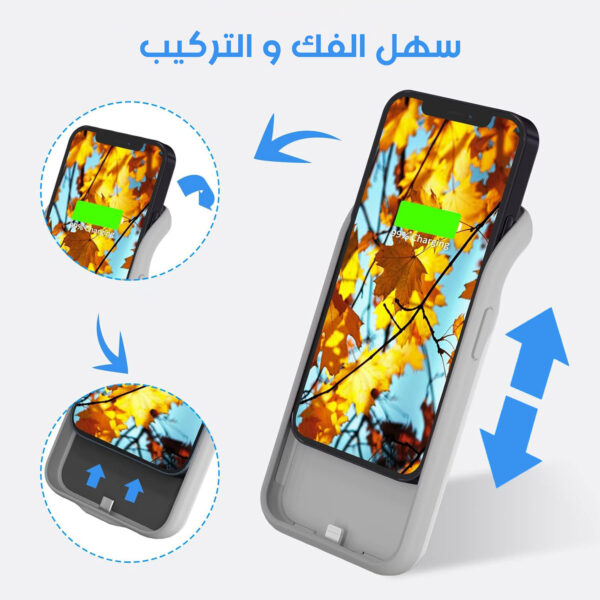 ⁦كافر جوال وباوربنك لحماية الأيفون وحل مشكلة نفاذ البطارية أيفون 13 pro max⁩ - الصورة ⁦3⁩