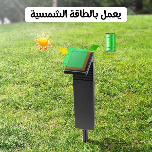 ⁦عمود إنارة بالطاقة الشمسية مقاوم للماء سهل التركيب + تشغيل تلقائى⁩ - الصورة ⁦3⁩