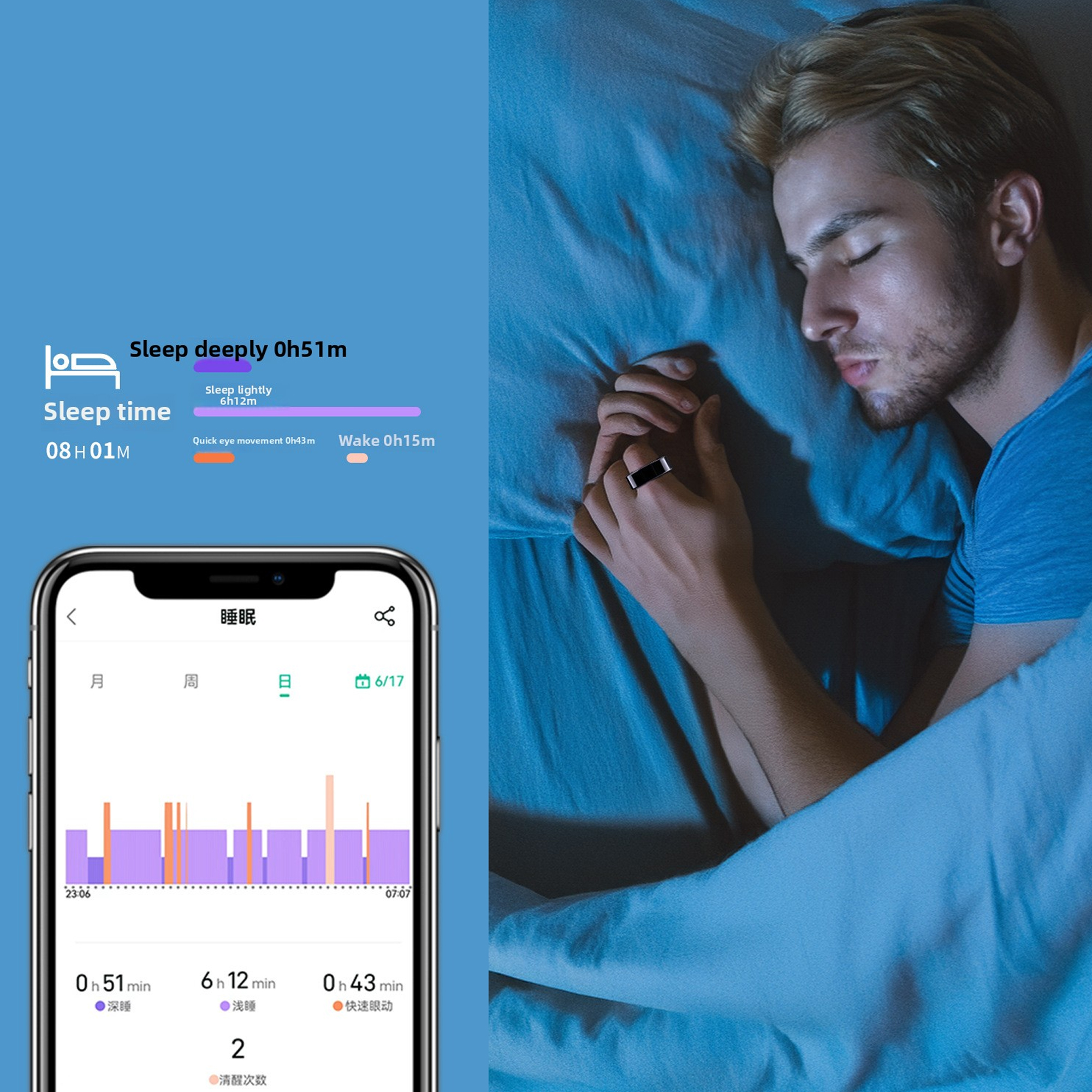 Metal Smart Ring – خاتم ذكي معدني بمراقبة صحية كاملة 2025 - الصورة 2