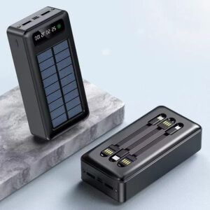 باور بنك شمسي متعدد 5 في 1 بسعة 10000mAh