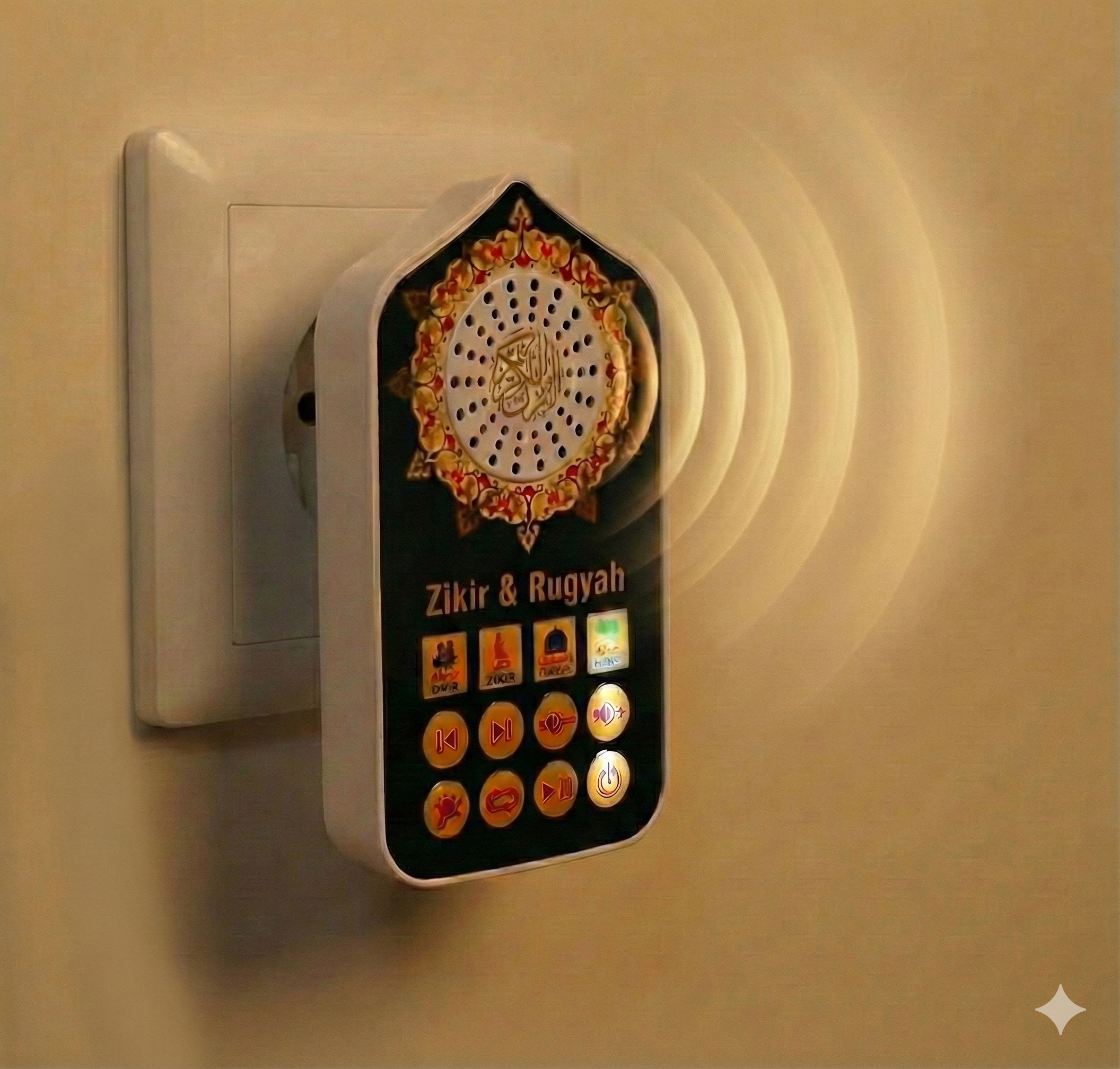 سبيكر ذكر و قرآن و اضائة خفيفة