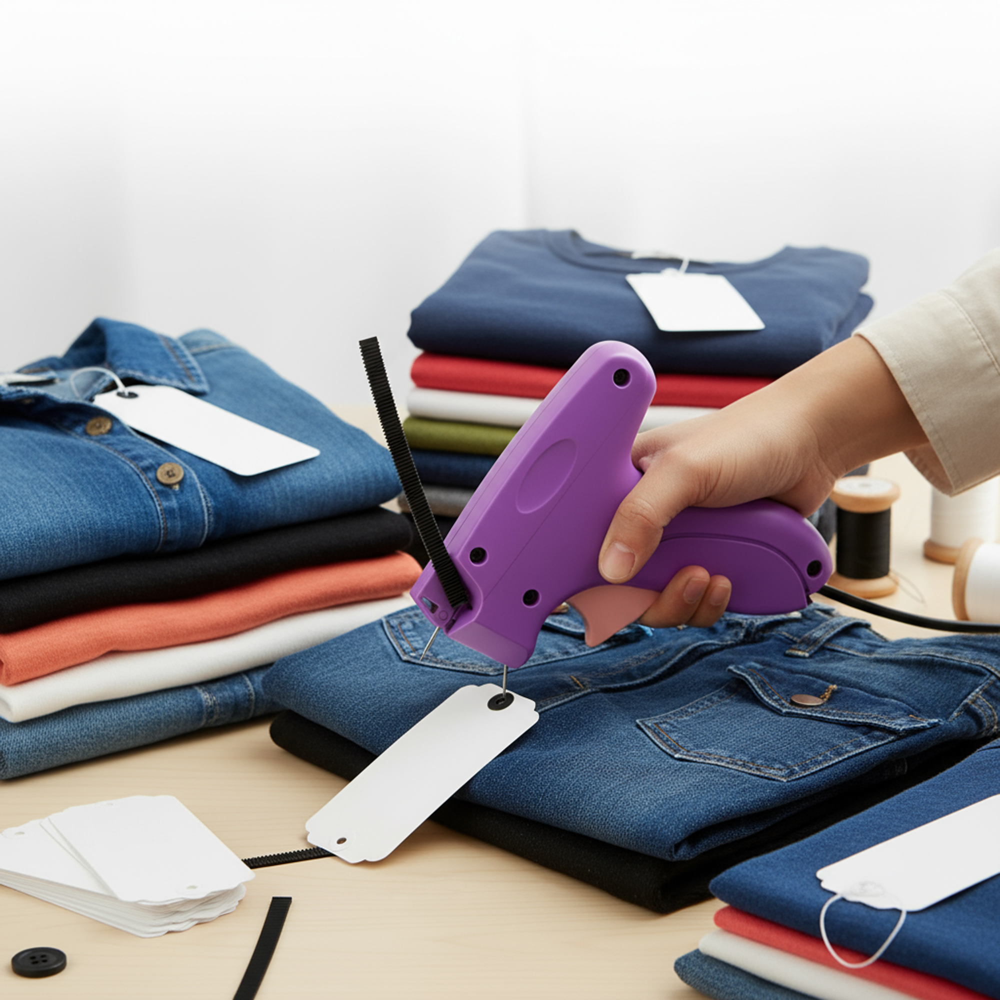 مسدس الخياطة الدقيق للملابس - الصورة 2