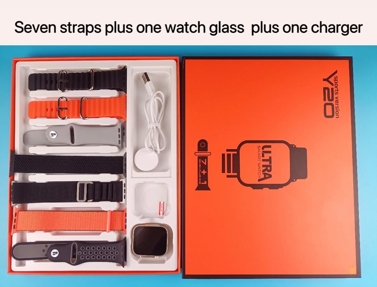 عرض (ساعة سمارت بشريحة +سماعة الترا +هدية مجانية 7 استيك +سماعة airpods) - الصورة 2