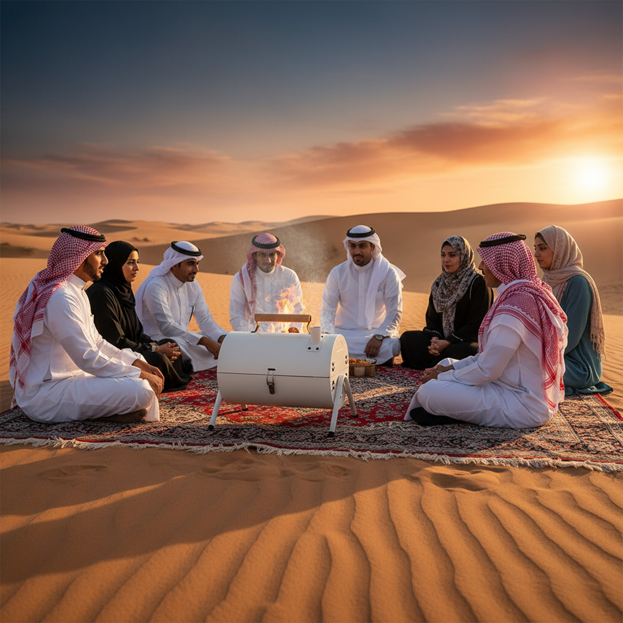 منقل شواء محمول للرحلات والتخييم - الصورة 3