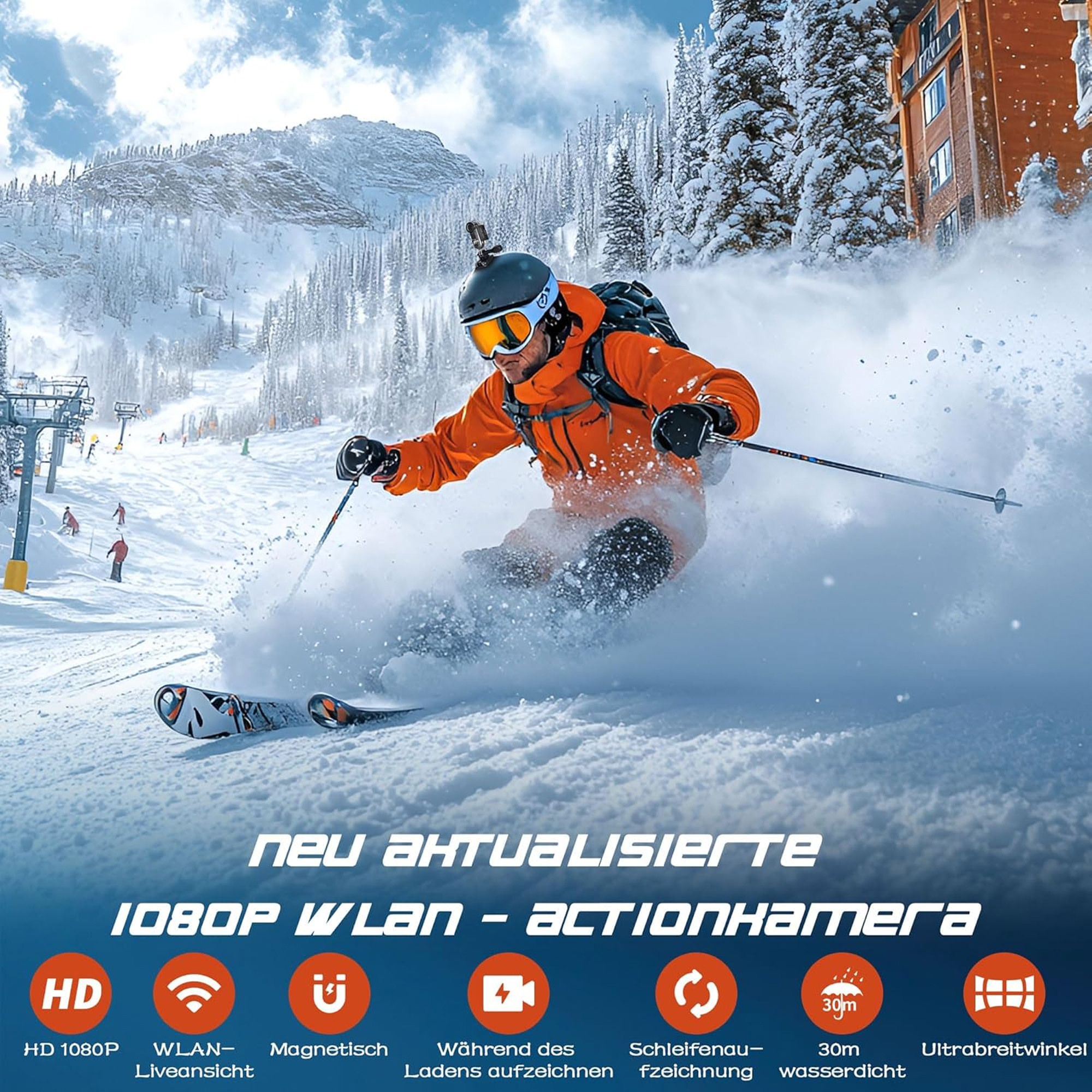 كاميرا رياضية لتصوير الفلوجز 1080 - الصورة 9