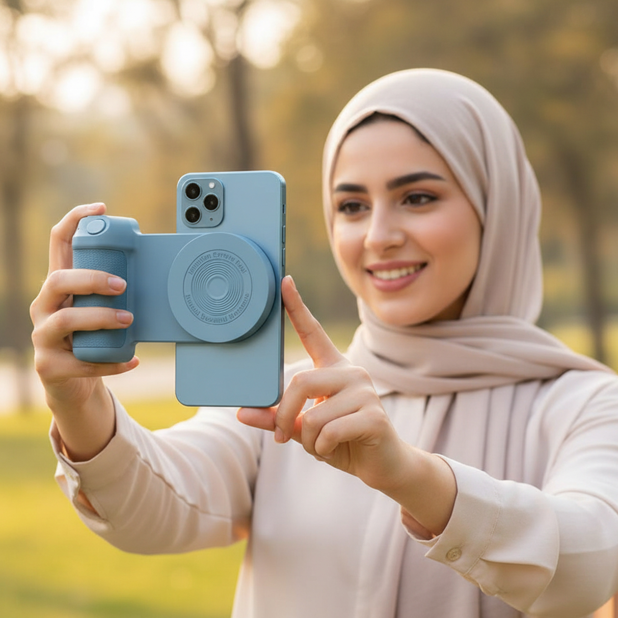 • مقبض تصوير مغناطيسي بزر كاميرا ios - الصورة 5