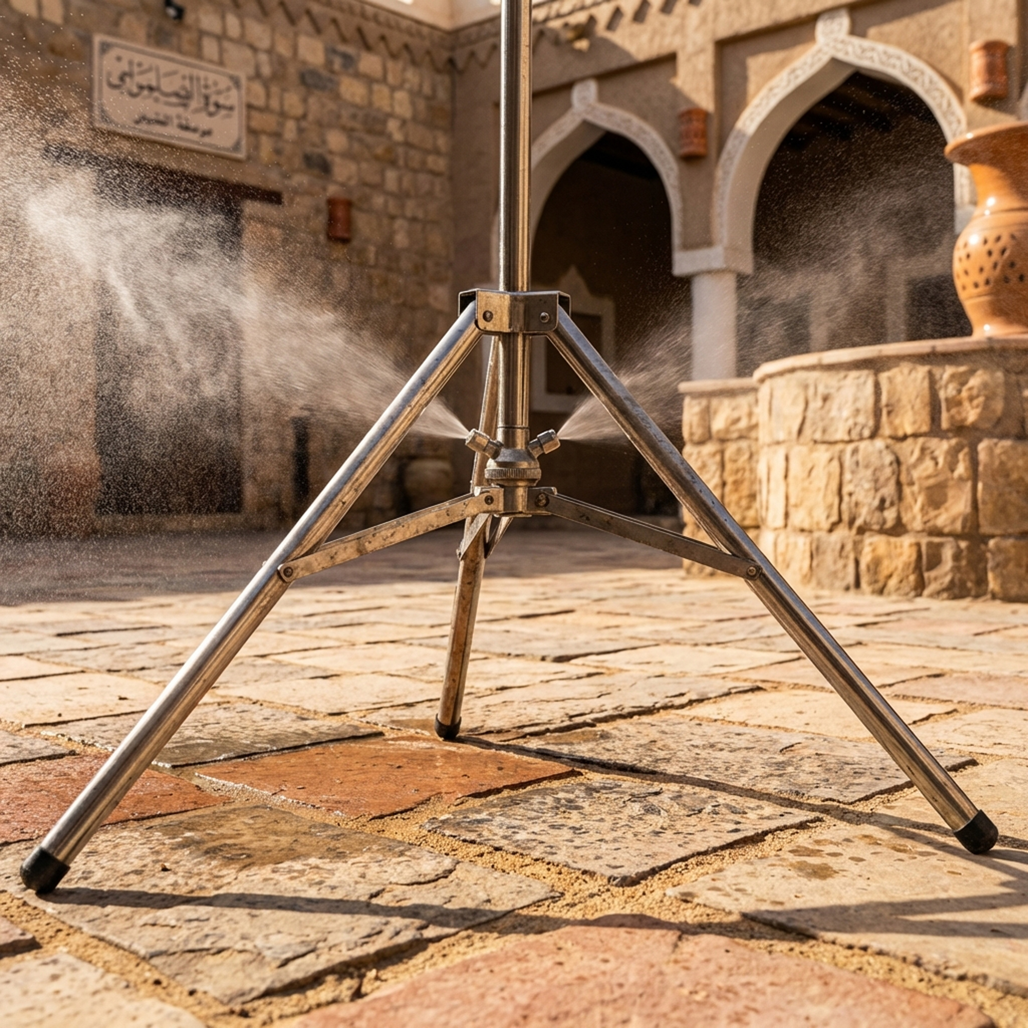 سيستم توزيع رش ارضيات الجناين و نظام رذاذ محمول بطول 79 سم للتبريد في الهواء الطلق من دى ال سى بضمان عامين - الصورة 4