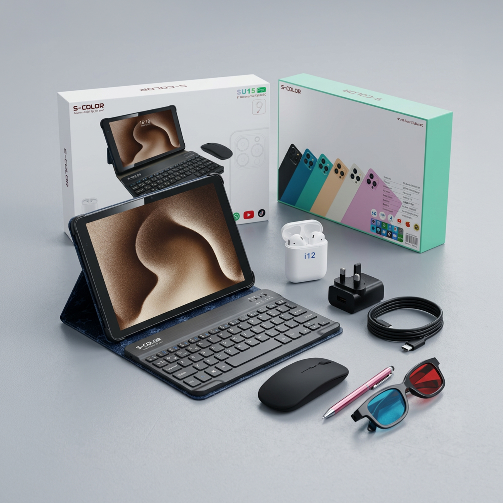 • تابلت SU15 PRO + مجموعة هدايا (ضمان عام)