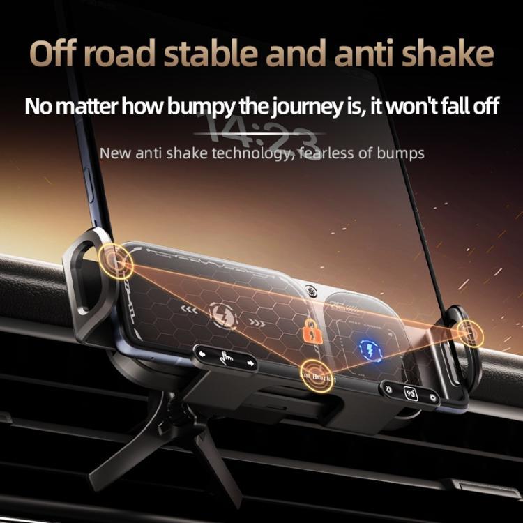 حامل هاتف مغناطيسي للسيارة مع شحن لاسلكي سريع - الصورة 3