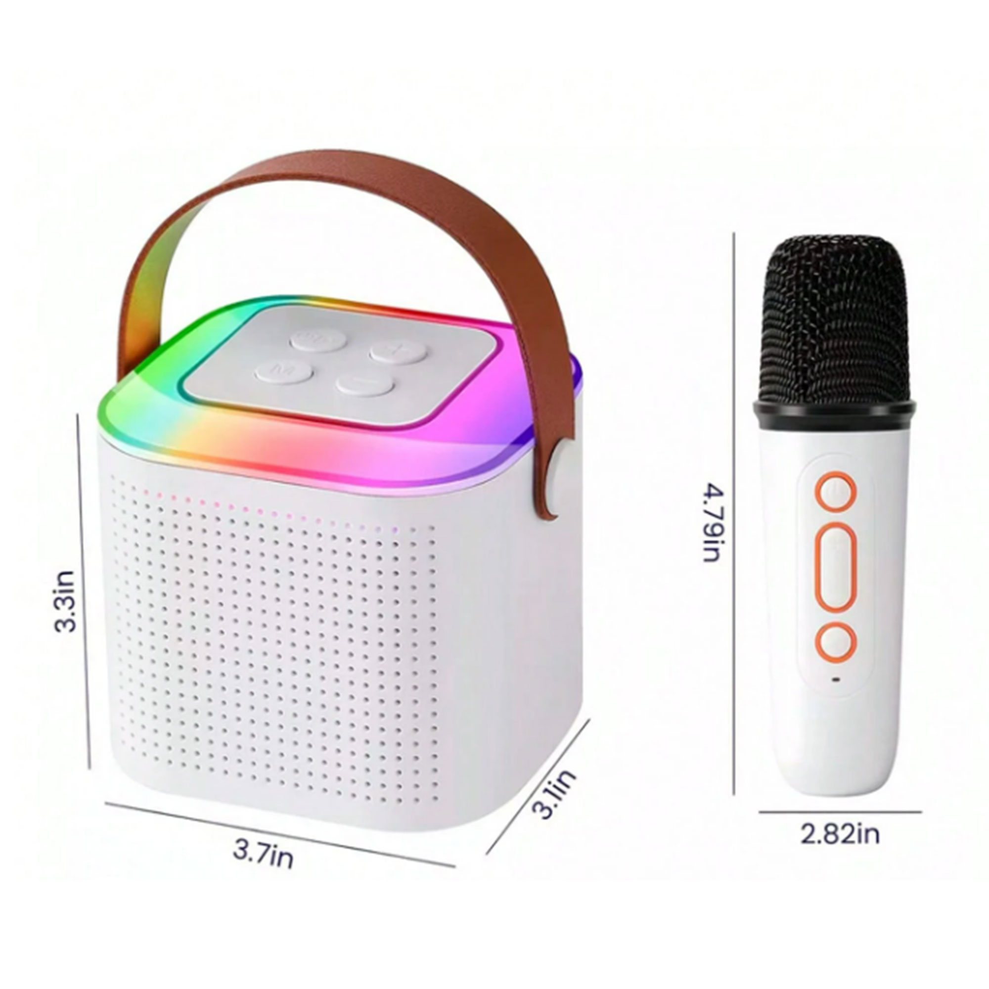 • مايك مع سبيكر واضاءة RGB - الصورة 3