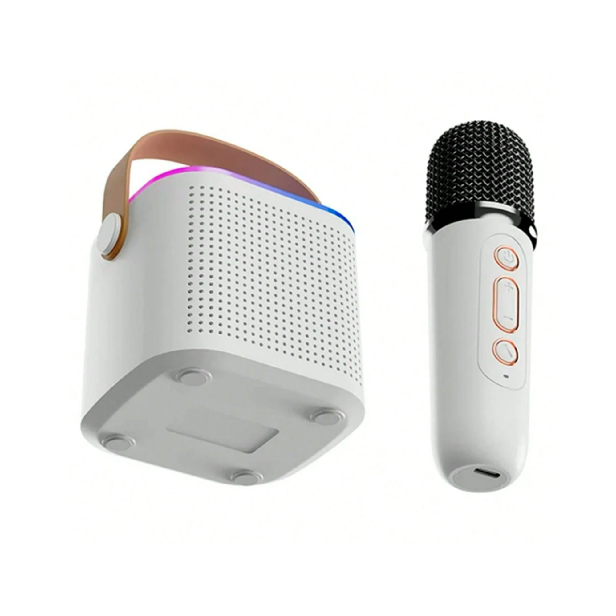 • مايك مع سبيكر واضاءة RGB - الصورة 2