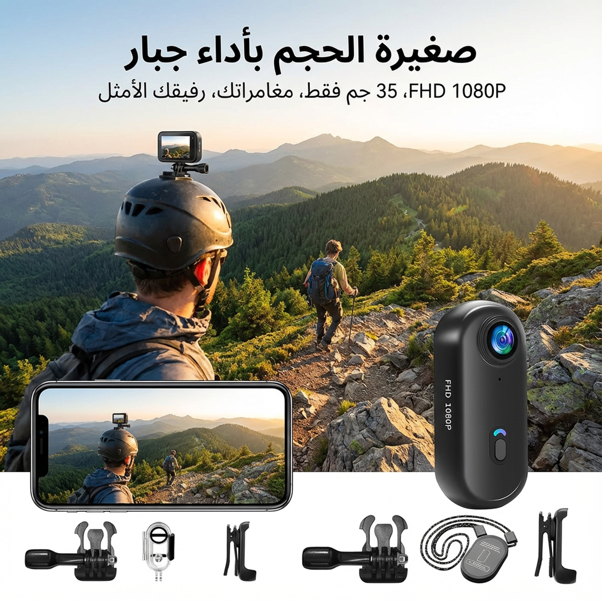 كاميرا رياضية لتصوير الفلوجز 1080 - الصورة 4