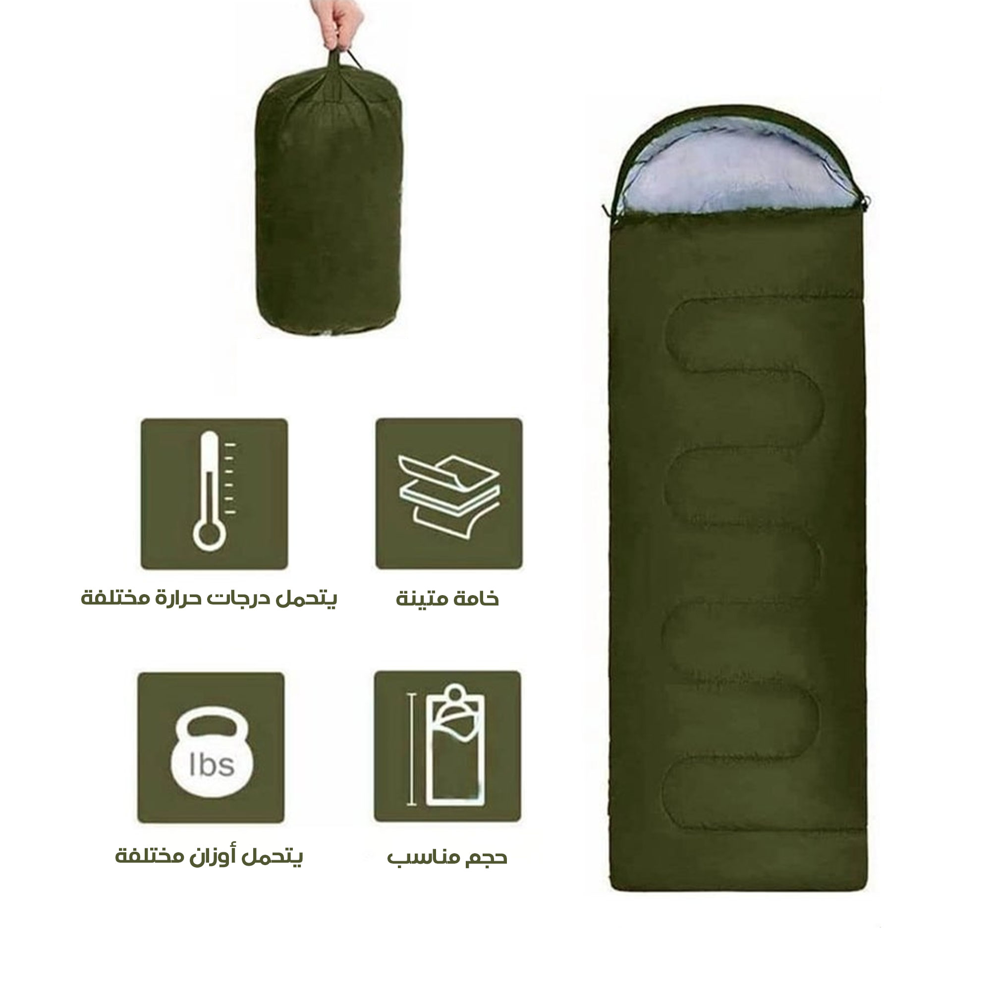 • مرتبة و بطانية قابله للطى مع شنطة هدية - الصورة 6