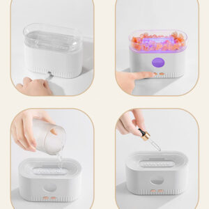 ناشر عطور وضباب LED مع مرطب هواء