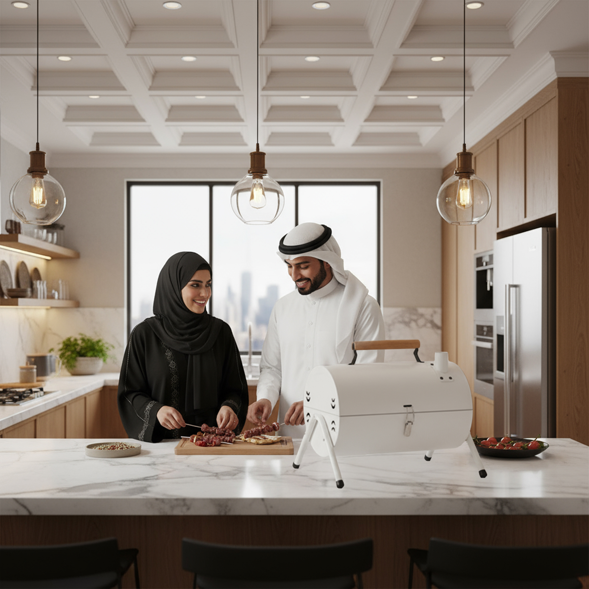 منقل شواء محمول للرحلات والتخييم - الصورة 6