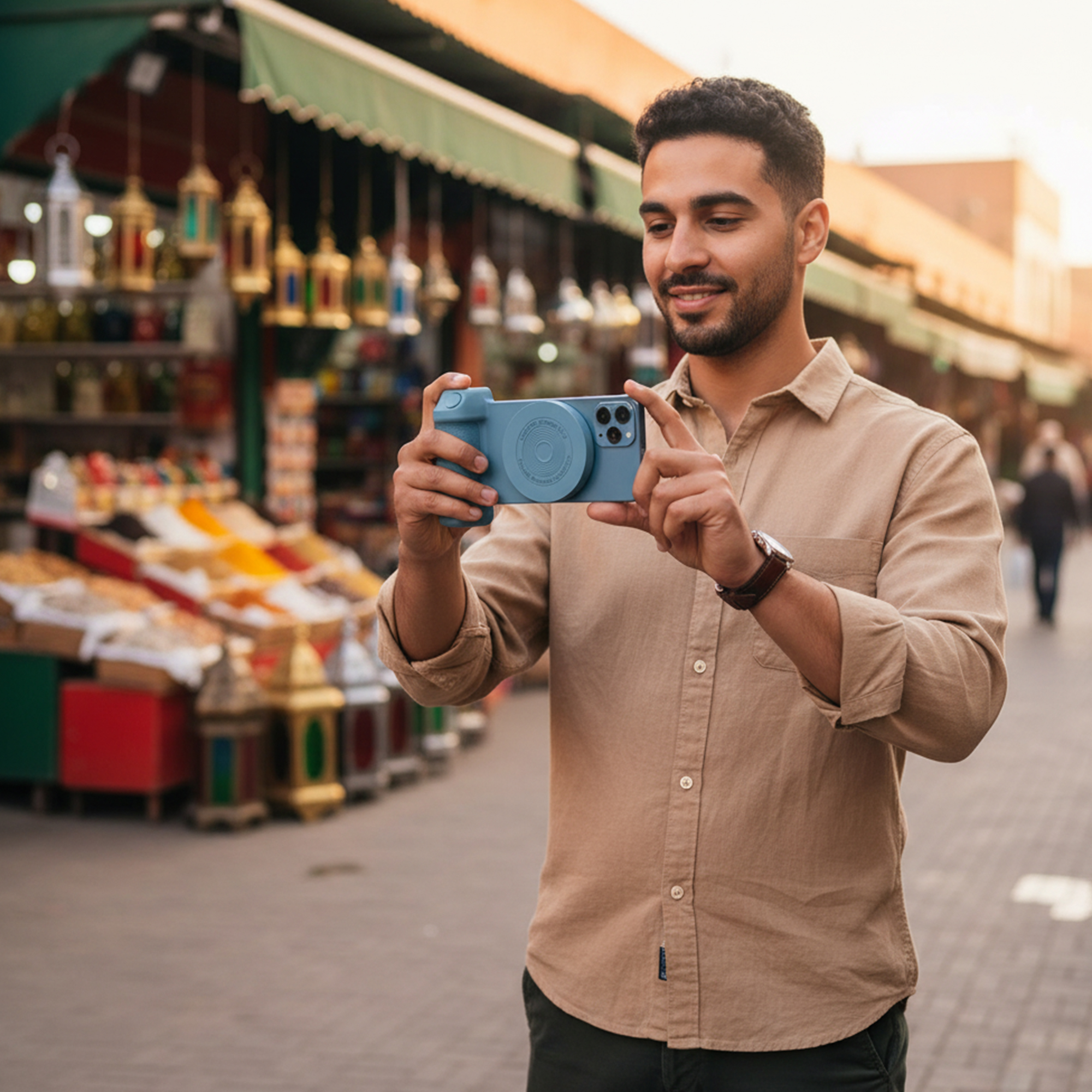 • مقبض تصوير مغناطيسي بزر كاميرا ios - الصورة 4